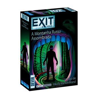 Exit: A Montanha Russa Assombrada Jogo de Tabuleiro em Português
